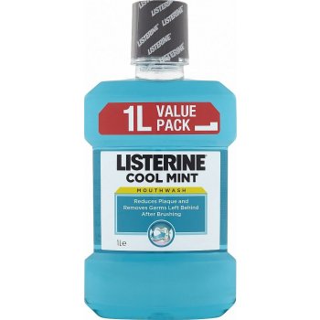 Listerine Cool Mint Mild ústní voda s esenciálními oleji bez alkoholu 500 ml