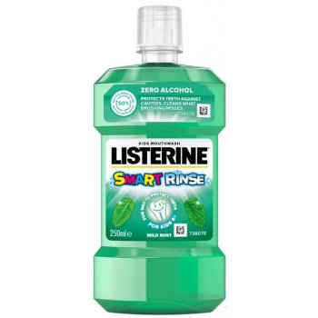 Listerine Smart rinse Mint dětská ústní voda 500 ml