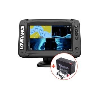 Lowrance echolot Elite 7TI² se sondou Active Imaging 3v1