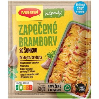 MAGGI Nápady Zapečené brambory se šunkou sáček 46 g