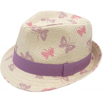 Maimo Mini Girl Trilby Butterfly white sand/digital lavendel