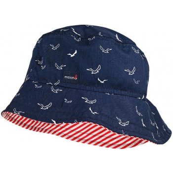 Maimo Mini Hat Seagull marine weiß vögel/rot weiß