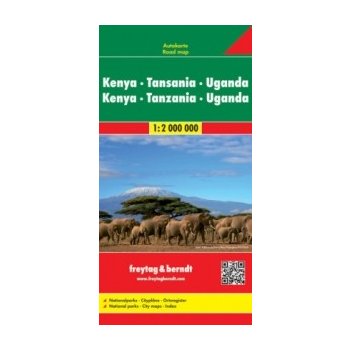 mapa Kenya-Tanzania-Uganda 1:2 mil.