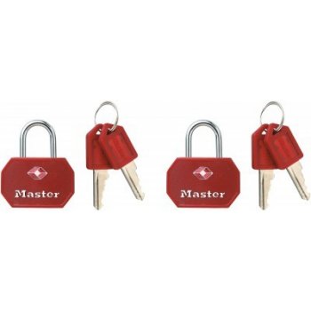 Master Lock 4681EURTBLR červený 2 ks