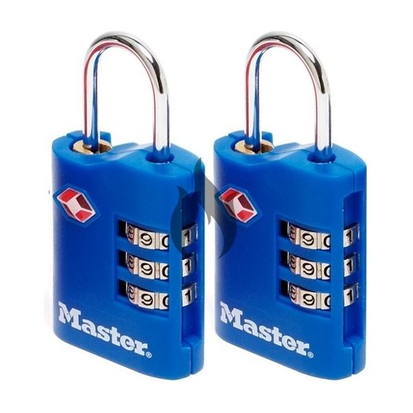 Master Lock 4686EURT modrý 2 ks