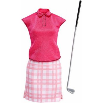 Mattel Barbie profesní oblečení s doplňky FKT14 Golf