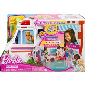 Mattel Barbie Sanitka a klinika 2 v 1 HKT79