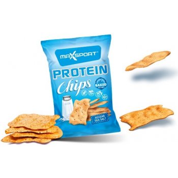 Max sport Protein Chips mořská sůl 45 g