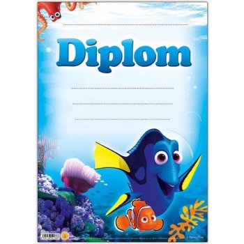 MFP 5300860 dětský diplom A4 DIP04-Y12 Disney Hledá se Dory