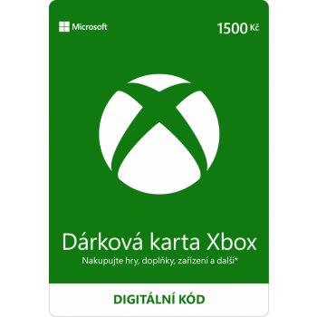 Microsoft Xbox Live dárková karta 1500 Kč