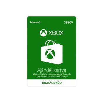 Microsoft Xbox Live dárková karta 5990 HUF