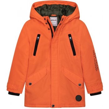 Minoti kabát chlapecký Parka Blazer 2 oranžová