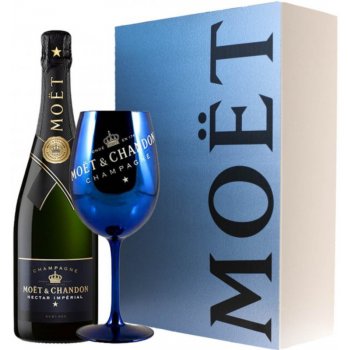 Moët & Chandon Imperial Brut Nectar 0,75 l (dárkové balení 2 sklenice)