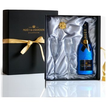 Moët & Chandon IMPERIAL NECTAR, 0,75 l, glitter limited edition - dárkový set