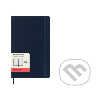 Moleskine A5 denní 2024 modrý