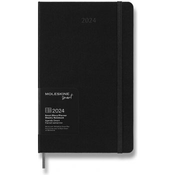 Moleskine B5 týdenní 2024 černý