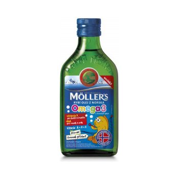 Mollers Omega 3 Ovocná příchuť 250 ml