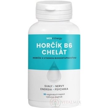 MOVit Hořčík B6 Chelát 100 mg 90 kapslí