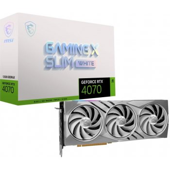 MSI GeForce RTX 4070 GAMING X SLIM WHITE 12G