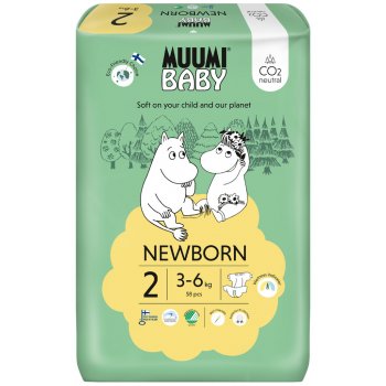 Muumi Baby 2 Newborn 3-6 kg eko 58 ks