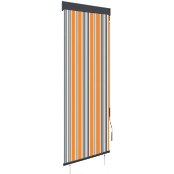 Nabytek XL Venkovní roleta 60 x 250 cm žlutomodrá