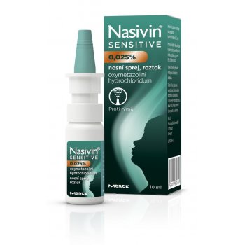 NASIVIN SENSITIVE 0,025 % NAS 0,25MG/ML NAS SPR SOL 1X10ML