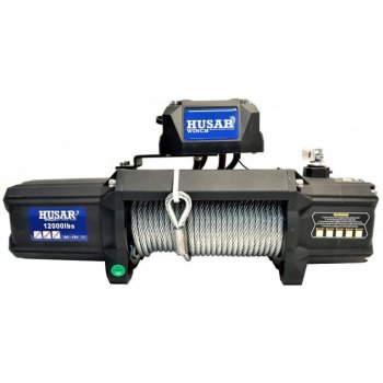 Naviják Husarwinch BST S 12000, 12V, ocelové lano