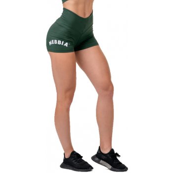 Nebbia Classic Hero šortky s vysokým pasem 582 dark green