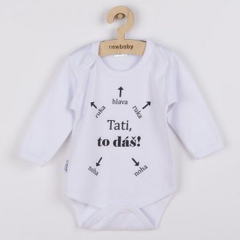 NEW BABY Body s potiskem New Baby Tati to dáš!