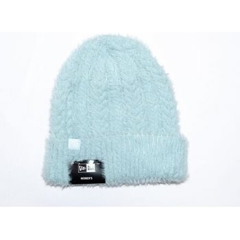 New Era dámský kulich Womens Fluffy Beanie Sky Blue White