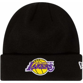 New Era Essential Cuff Beanie Los Angeles Lakers Hat 60348856 Black