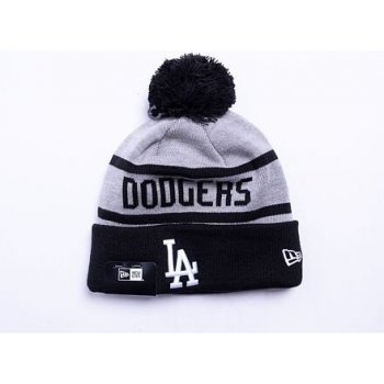 New Era Kulich MLB Jake Cuff Beanie Los Angeles Dodgers Heather grey Team Color