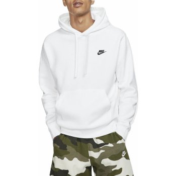 NIKE M NSW CLUB HOODIE PO BB BV2654-100 bílá