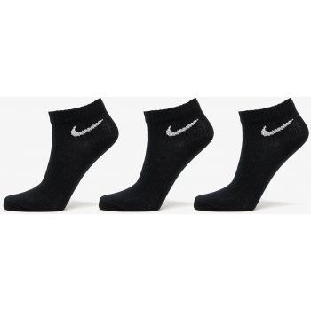 Nike ponožky Everyday Lightweight Ankle 010BlackWhite 3 pack