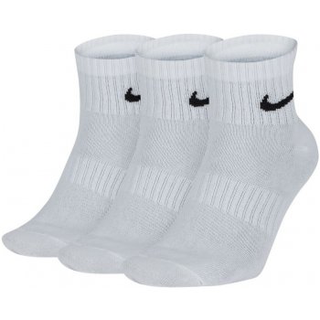 Nike ponožky Everyday Lightweight Ankle 100WhiteBlack 3 pack