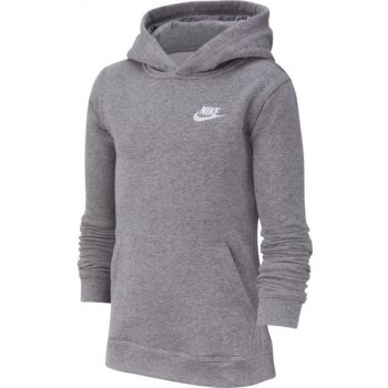 Nike Sportswear Club PO Hoodie B carbon heather/white