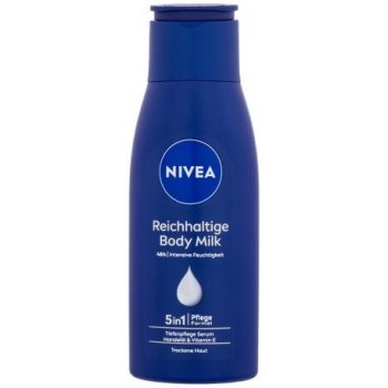 Nivea Body Milk Rich Nourishing vyživující tělové mléko pro suchou pokožku 400 ml