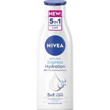 Nivea Expres Hydration lehké tělové mléko pro normální až suchou pokožku 250 ml