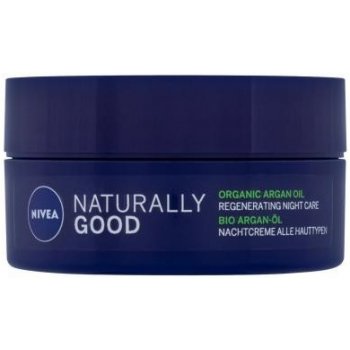 Nivea Naturally Good Argan Oil regenerační noční pleťový krém 50 ml