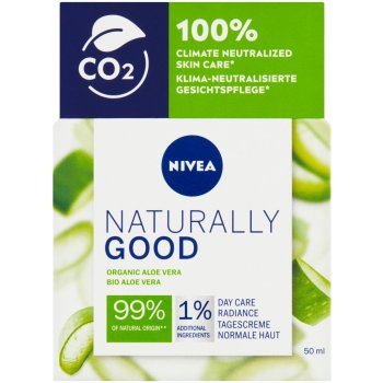 Nivea Naturally Good rozjasňující denní krém 50 ml