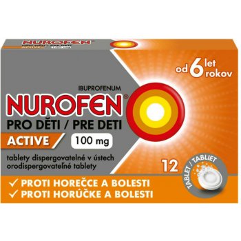 NUROFEN PRO DĚTI ACTIVE POR 100MG POR TBL DIS 12