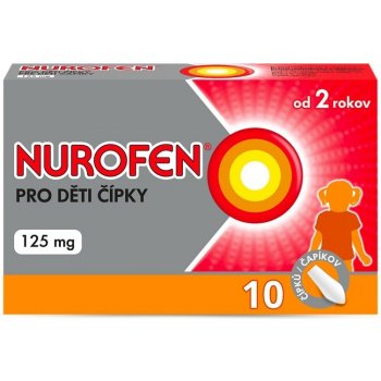 NUROFEN PRO DĚTI RCT 125MG SUP 10