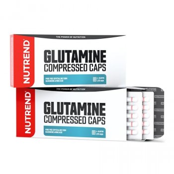 NUTREND GLUTAMINE COMPRESSED CAPS 120 kapslí