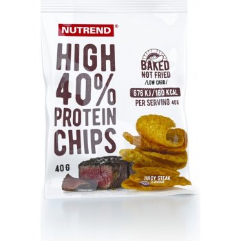 Nutrend High Protein Chips juicy steak 6 x40 g