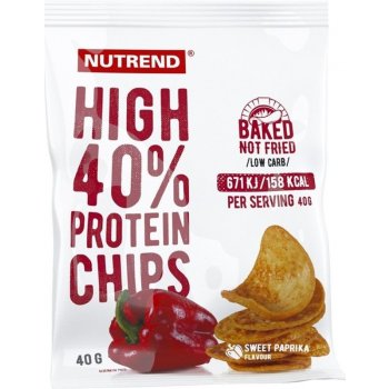 Nutrend High protein chips paprika 40g