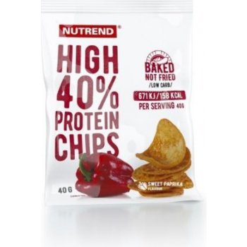 Nutrend High Protein Chips Paprika 6 x 40 g