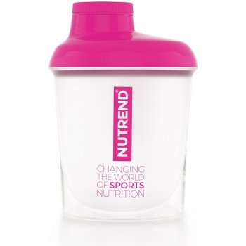 Nutrend Shaker 2019 300 ml 300 ml čirá/růžová