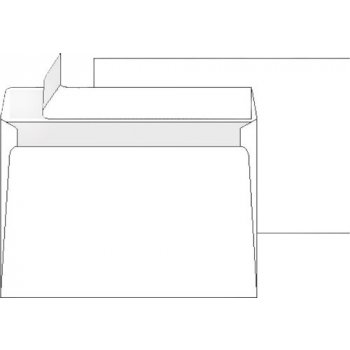 OFFICEO Obálky C4 samolepicí - krycí páska bílé 250 ks