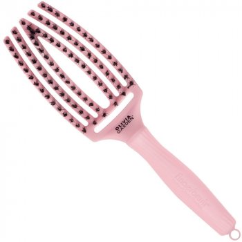 Olivia Garden Fingerbrush Combo plochý kartáč Pastel Pink