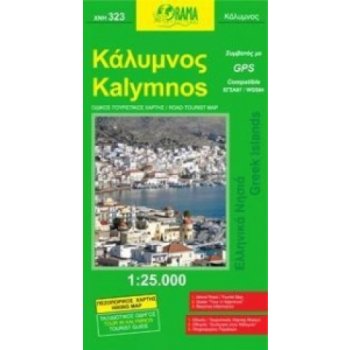 ORAMA 323 Kalymnos 1:25 000 turistická mapa